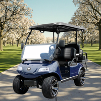Voiturette de golf électrique HDK 4 places avec roues en aluminium 48V