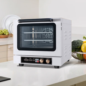 Comercial 35L Eléctrico Snack Pastelería Pan Pizza Horno de vapor de convección de aire caliente Hornos de vapor multifunción para la venta - Product Image 5