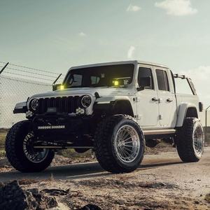 17 18 19 20 21 22 24 26 بوصة 4x4 على الطرق الوعرة سيارات الدفع الرباعي عجلة مزورة لتويوتا برادو fj لفورد رابتور f150 rorger f250 f350 mache - Product Image 5