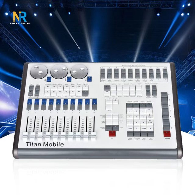 Titan Mobile Command Wing Controller with DMX512 Remote Control Metal Construction for Party Lighting