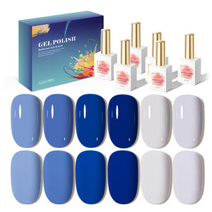 AILANUO UV Gel esmalte de uñas 6 colores colección deslumbrante no tóxico vegano DIY LED cura salón profesional uso OEM logotipo personalizado - Product Image 1