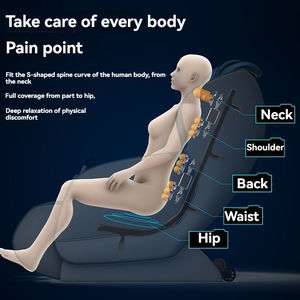 2025 חדש חכם אפס כוח משיכה shiatsu מלא עיסוי גוף מלא כיסא יוקרה 2D ראש כף רגל חשמלית מותאם אישית etl מוסמך - Product Image 3