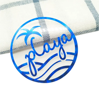 Logo personnalisé autocollant transparent en feuille d'or étiquette d'emballage en vinyle transparent auto-adhésif pour shampooing étiquettes transparentes en vinyle transparent