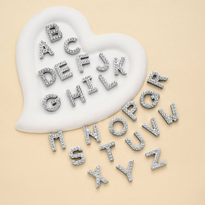 อุปกรณ์ตกแต่งรองเท้าแฟชั่นขนาดใหญ่ 20 มม. ตัวอักษรประดับตกแต่งรองเท้า หัวเข็มขัดรองเท้าแบบพิเศษ ดอกไม้โลหะประดับรองเท้า - Product Image 4