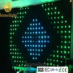 Homei RGB 3in1 video rèm chống cháy nhung sân khấu <span class=keywords><strong>Backdrop</strong></span> <span class=keywords><strong>Led</strong></span> RGB tầm nhìn vải cho DJ Bar buổi hòa nhạc sự kiện khách sạn - Product Image 4
