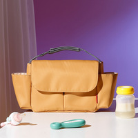 Sac de poussette organisateur de poussette pour bébé nouvelle marque Insular landau fauteuil roulant chariot organisateur sac suspendu porte-bouteille de lait avec crochets