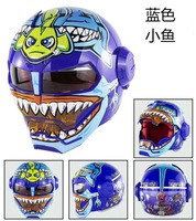 Casque Iron Man DOT Predator pour moto Harley Davidson, casque intégral, cascos para moto, casque de moto rétro