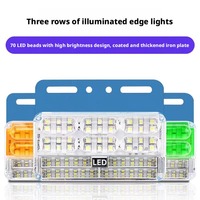Feux latéraux super lumineux 24V étanches pour camions et remorques