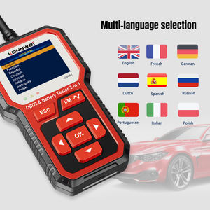 Outil de bricolage OBD2 Automobile ECU Diagnostic Tool plus 12V Battery <span class=keywords><strong>Tester</strong></span> KW681 pour Voiture Moto - Product Image 2