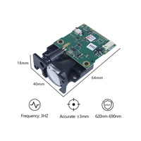 Sensor Láser Portátil de Medición de Distancia 70m 100m 150m 200m UART TTL RS232 USB RS485 Módulo Láser para Automatización