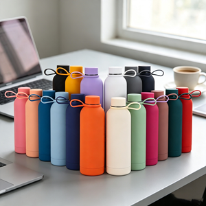Caspian 可定制徽标 500ml 不锈钢双层保温水瓶 - Product Image 5