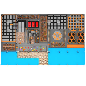 Fabbrica per adulti e bambini <span class=keywords><strong>parchi</strong></span> commerciali parco giochi al coperto trampolino Park con reti - Product Image 5