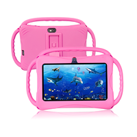 Tablet PC IWAWA 7-Inci Kamera Ganda Terlaris, Casing Silikon, Baterai 3000mAh, Edukatif dan Menyenangkan, Hadiah Natal/Ulang Tahun