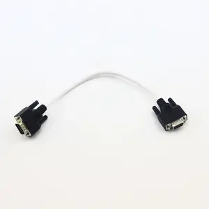 0.2 meter black db15 a db9 cable db9 female connector to db15 male connector no IC factory customized pin to pin connection
