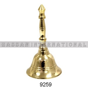 Customized Brass <b>Bell</b> With Wooden Handle for Indoor Outdoor Decor Nautical Ship <b>Bell</b> Use Quality Metal Exporter's Wholesale Gift - Product Image 5