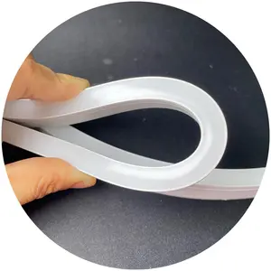 8mm 10mm PCB 10x18mm silicone tube cover profile replace aluminum neon led for led flexible strip light