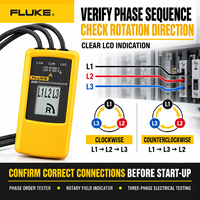   Indicateur de rotation de phase 9040, testeur de séquence triphasée, compteur de phase électrique pour l'installation de moteurs