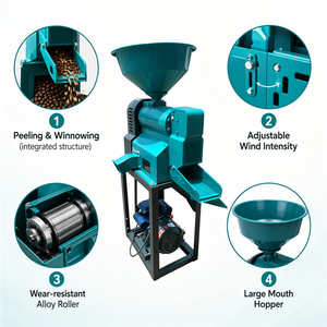 High Efficiency Dry Coffee Sheller Small Parchment Coffee Bean De-husker Machine - Product Image 4
