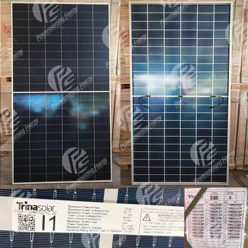 Trina Solar Panels - High Efficiency 695W-720W Bifacial