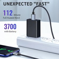 Cable de Datos de Alta Velocidad 5Gbps 3A con Carga Rápida de 60W, USB-C, Aleación de Aluminio, Trenzado de Nailon, para Teléfono Móvil, Tableta, Banco de Energía