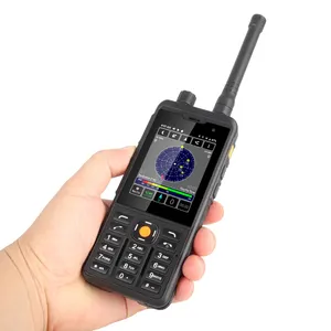 GT-5 Radio VHF UHF DMR LTE 4G GSM Android PTT Two Way Radio 200 Millas Rugged Smartphone Walkie Talkie H418