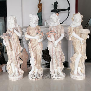 Feng shuang-statue d'ange féminin, décoration extérieure, célèbre pierre de dieu grecque ancienne, Sculpture de jardin en marbre, déesse quatre saisons - Product Image 6