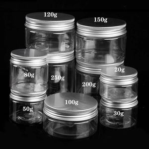 20G 30G 50G 100G 120G 150G 500G 1000G Nhựa Jar Có Nắp Đậy Vít Tin Container Rõ Ràng Rỗng Kem Mỹ Phẩm Bột Nồi Hộp Trang Điểm - Product Image 6