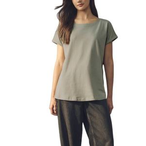 Camisetas Deportivas de Verano para Mujer, Talla Grande, Cuello Redondo, Estampado a Cuadros, Lana, Precio Directo de Fábrica, Nueva Llegada, Gran Venta - Product Image 1