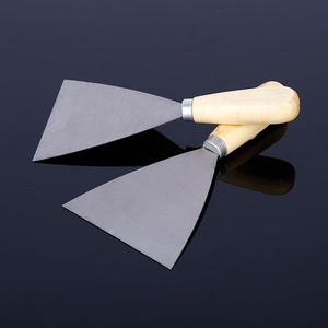 มีดโป๊วผนังด้ามไม้ ขนาด 1 ถึง 4 นิ้ว สำหรับขูดผนัง ลอกกาว ทำความสะอาด โป๊วผนัง และตกแต่งผิว - Product Image 2