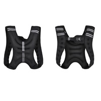 Chalecos con Peso para Fitness, Chalecos con Peso para Entrenamiento Físico y Deportivo, Chalecos Ajustables de Arena de Hierro de 3 kg, 5 kg, 8 kg