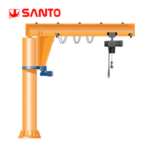 رافعة ذراع دوارة من نوع BZ مثبتة على الأرض بسعة 250 كجم و500 كجم و1 طن و2 طن و5 طن، آلة رفع كابولية - Product Image 3