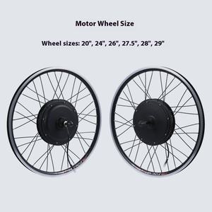 电动自行车后轮改装套件 48V 1000W 齿轮电机 52V 兼容 135mm 车架刹车类型 完整安装包 - Product Image 4