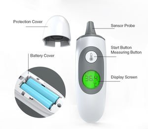 Termômetros Médicos 2 em <span class=keywords><strong>1</strong></span> Yonker para Crianças Termômetro <span class=keywords><strong>Digital</strong></span> Infravermelho para Febre Clínica e Ouvido - Product Image 4