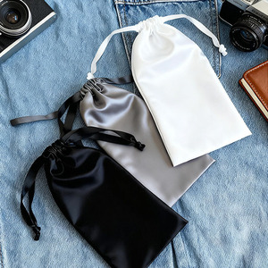 Bolsa de Satén Personalizada con Cordón, Bolsa de Seda Premium, Bolsa Portátil para Accesorios de Peluquería, Bolsa para Joyería - Product Image 5