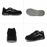 AOXIANG Chaussures de travail décontractées unisexe, tige en maille, semelle intermédiaire en PU, semelle extérieure antistatique, anti-perforation, confortables pour la construction et l'usine