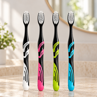 Brosse à dents manuelle à poils souples pour adultes, soins bucco-dentaires quotidiens, nettoyage des dents, brosse à dents pour adultes, personnalisation OEM disponible