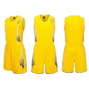 Uniforme de baloncesto personalizado a precio de mayorista, 100% poliéster, nuevo diseño impreso, ropa deportiva, uniforme de baloncesto - Product Image 1