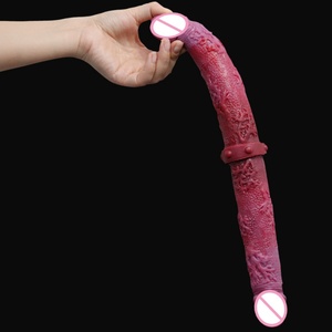 FAAK New Double Penetration Kinky Sex Toy Monster <b>Dildo</b> Double Head G-spot Massage Super Soft <b>Dildo</b> for Women - Product Image 3
