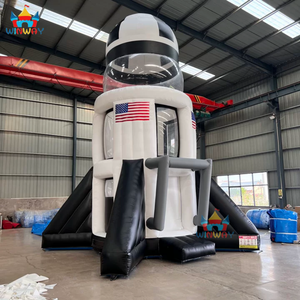 WINWAYTOUS 2025 Nouveau design, jeu de fusée gonflable personnalisé en PVC durable 5,4x8,1m pour les sports de plein air - Product Image 2