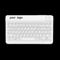 Tablette PC pas chère, mini, portable, clavier Bluetooth, Teclado Inalambrico, clavier fin sans fil, claviers rechargeables sans fil