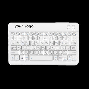 Cheap Tablet <b>Pc</b> <b>Mini</b> Portable bluetooth Tablet Keyboard Teclado Inalambrico Slim Keyboard Wireless Rechargeable Keyboards - Product Image 6