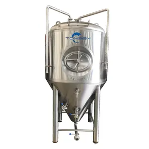 Fermentador de cerveza cónico de 300 galones, fermentador casero de acero inoxidable