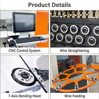 Máquina de Doblado de Alambre 3D de Alto Rendimiento, Último Modelo, Calidad Superior, Alta Velocidad de Trabajo, Máquina Automática para Doblar Estribos