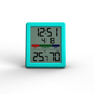 Termohigrómetro digital portátil Medidor de temperatura y humedad interior Alta precisión con cualquier construcción de plástico de color - Product Image 3