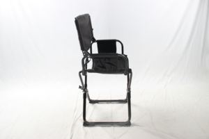 Chaise de réalisateur de pêche moderne, légère et compacte, siège haut, chaise lune en métal, poche latérale, pliable, mobilier d'extérieur, chaise de camping - Product Image 2