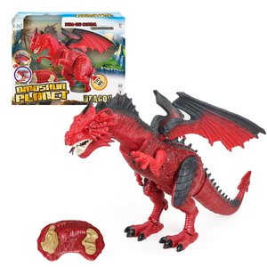 Giocattolo del drago di radiocomando a infrarossi in plastica hobby RC con luce e musica - Product Image 2