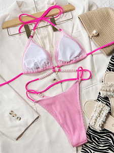 2023 OEM ecológico señoras traje de baño personalizado traje de baño Bikini fabricación traje de baño proveedor empresa mujeres con logotipo - Product Image 5