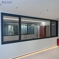 Ventanas Corredizas de Aluminio Fuson AS2047 NFRC, Modernas, Resistentes a Huracanes, Insonorizadas, con Doble Vidrio, Eficiencia Energética, para Apartamentos