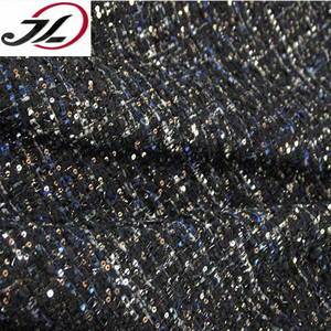 Vente directe d'usine tissus d'automne et d'hiver <span class=keywords><strong>tissu</strong></span> de <span class=keywords><strong>tweed</strong></span> de tissage de soie brillante pour pardessus - Product Image 4