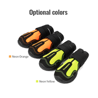 Truelove réglable en cuir luxe polaire chaud doux chien bottes imperméable coupe-vent extérieur réfléchissant anti-dérapant Nylon chaussures pour animaux de compagnie